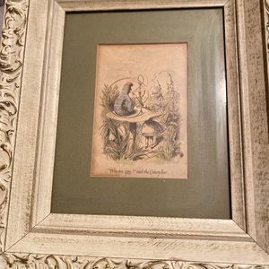 Framed vintage page/lithograph